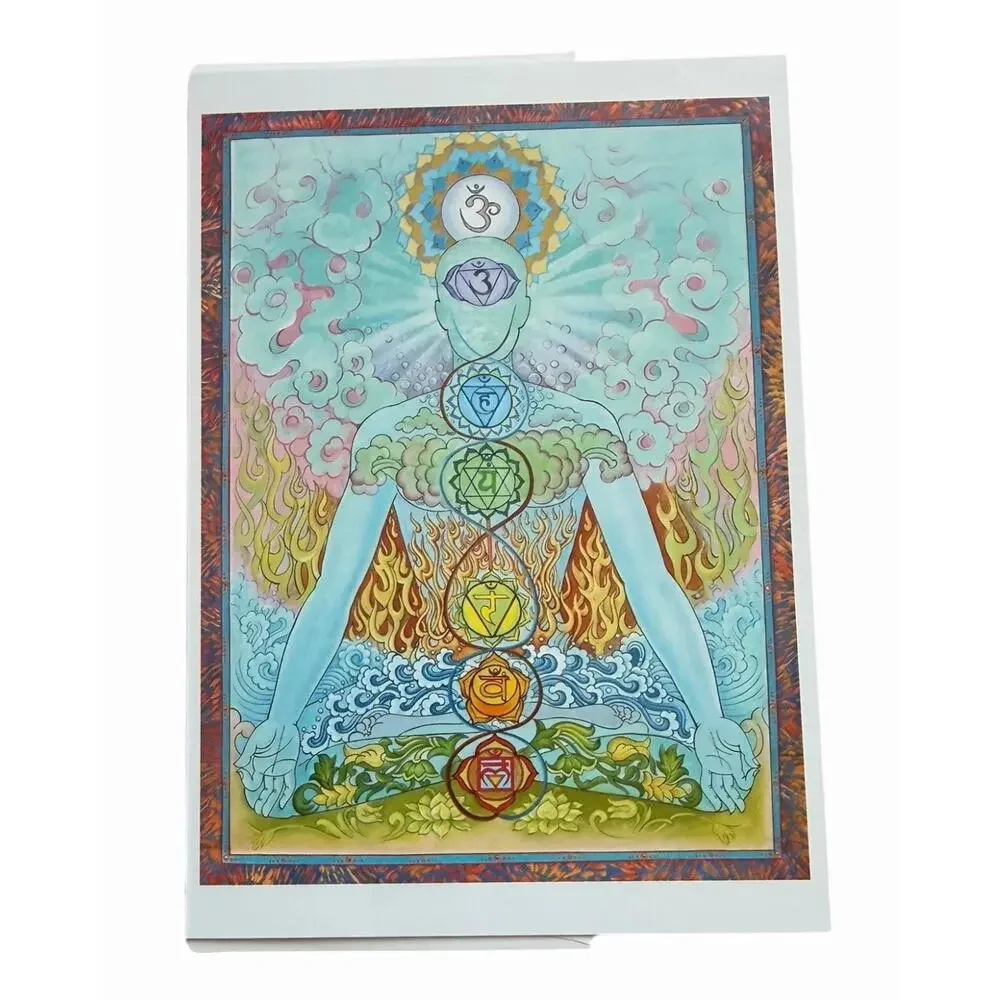 Paul Heussenstamm Chakra Greeting Card Set Blank Art Cards Meditation Spiritual